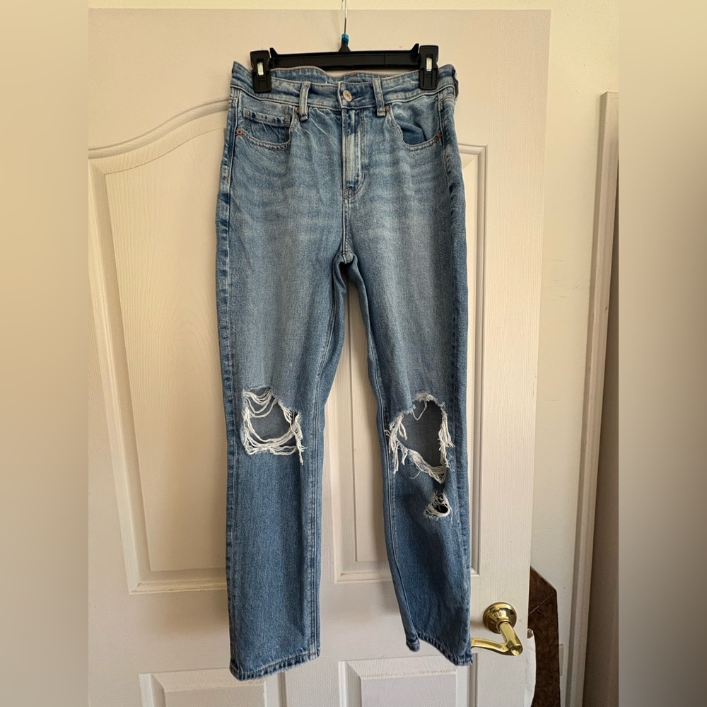 American Eagle Outfitters Distressed Mom Jeans